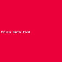 Weicher Kupfer-Stuhl