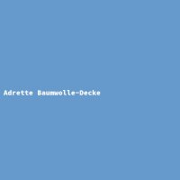 Adrette Baumwolle-Decke