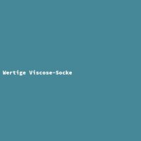 Wertige Viscose-Socke